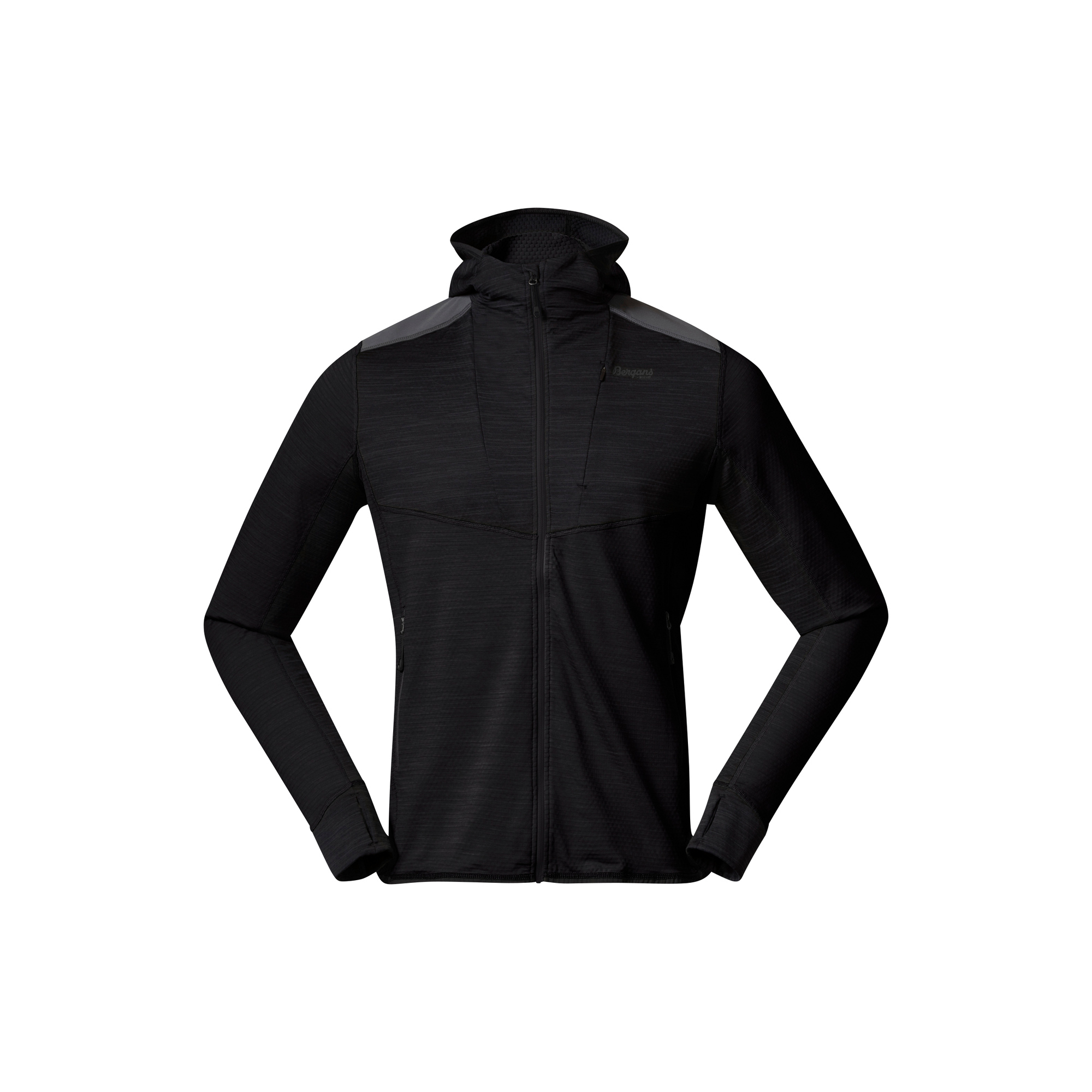 Bergans Rabot Active Mid Hood Jacket S Black