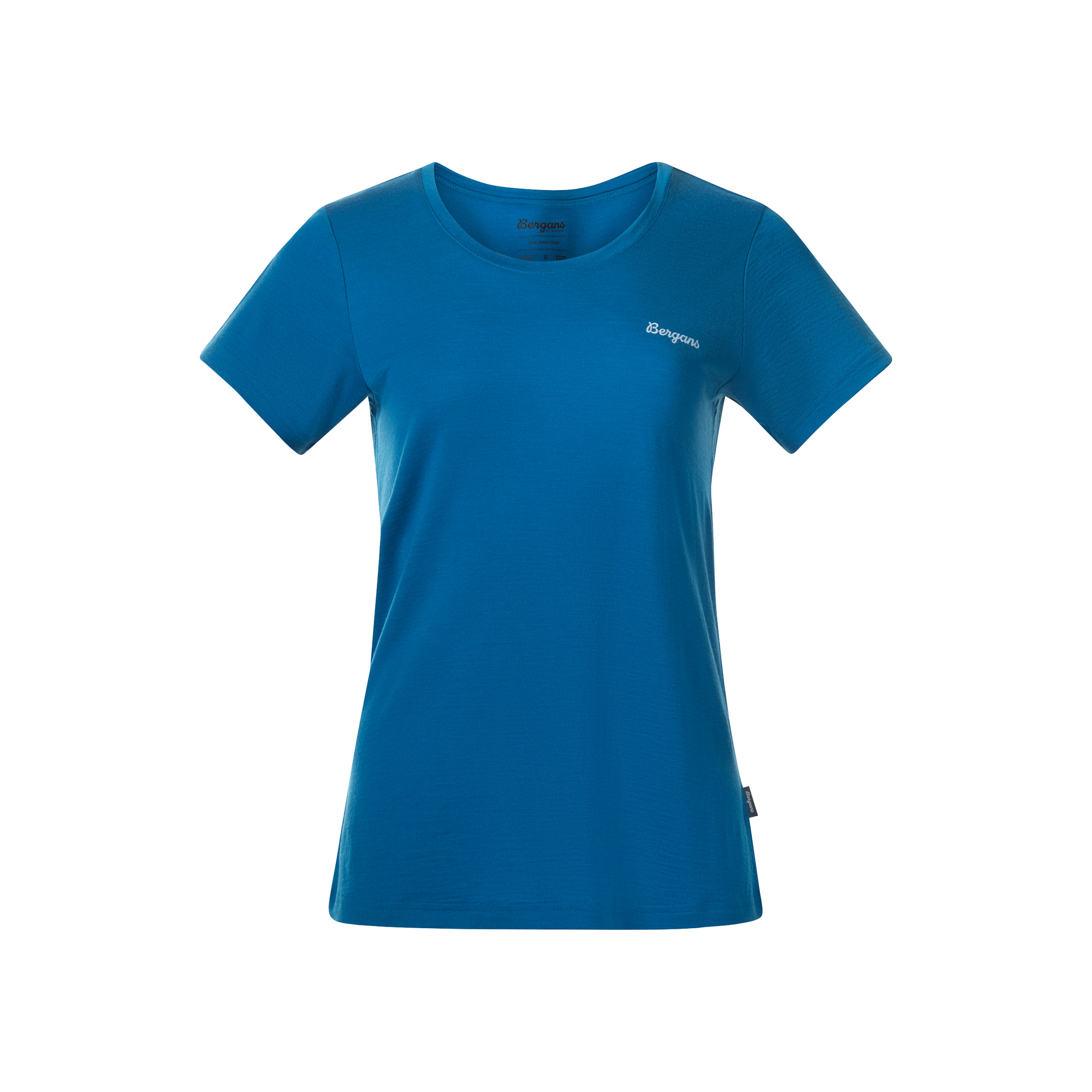Bergans Rabot Emblem Wool Tee Women S Blue