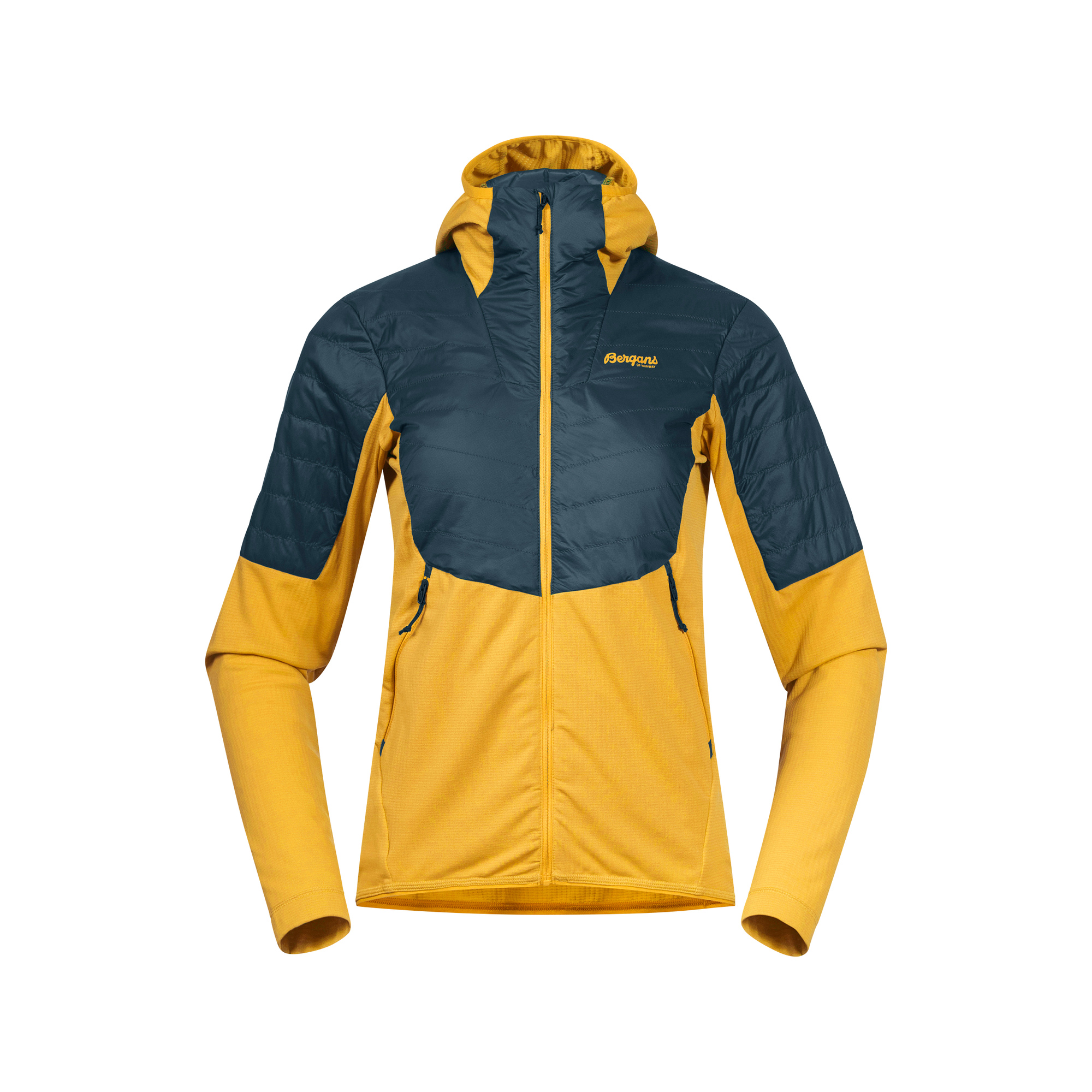 Bergans Senja Midlayer Hood W Jacket S Yellow